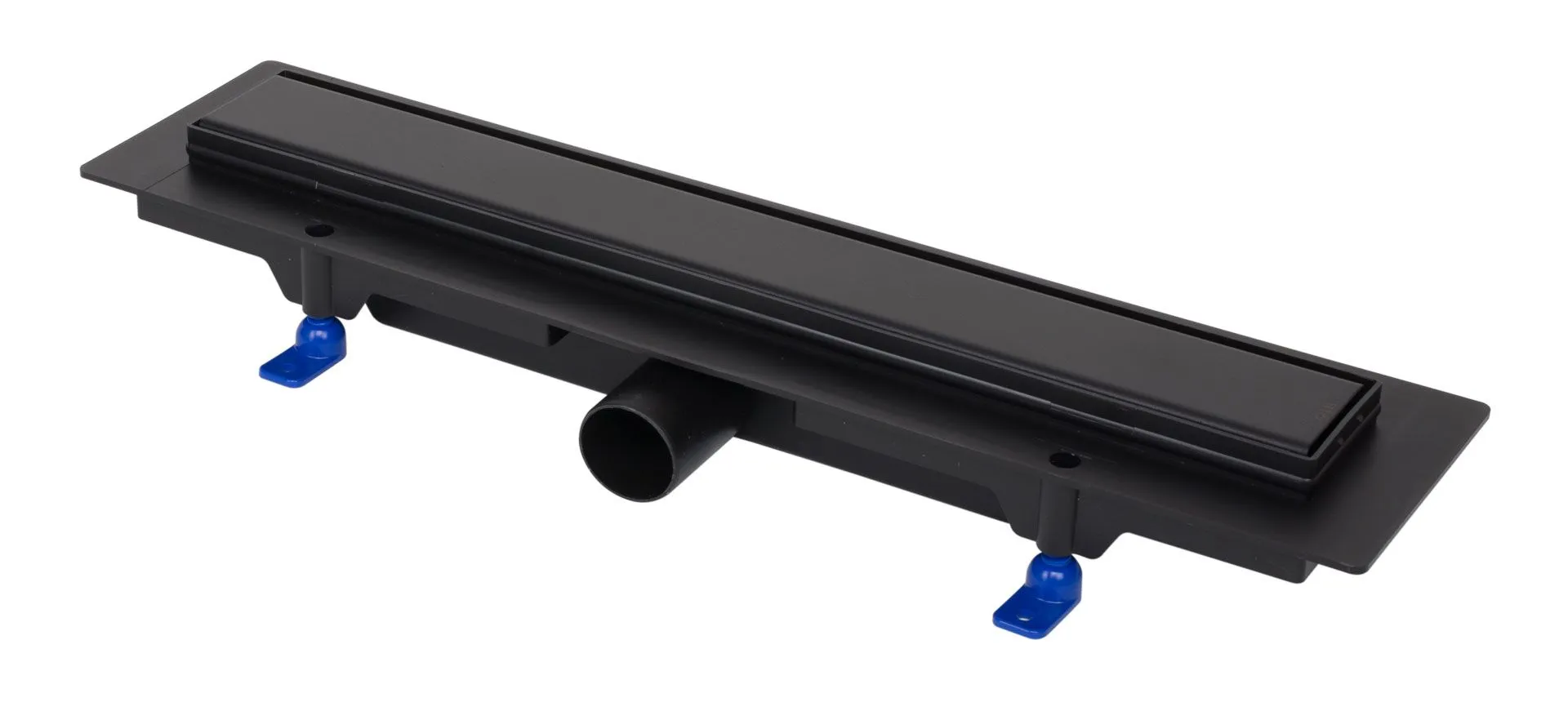 Tuš kanalica, plastični okvir, rešetka STANDARD/CUSTOM 450 mm, crna
