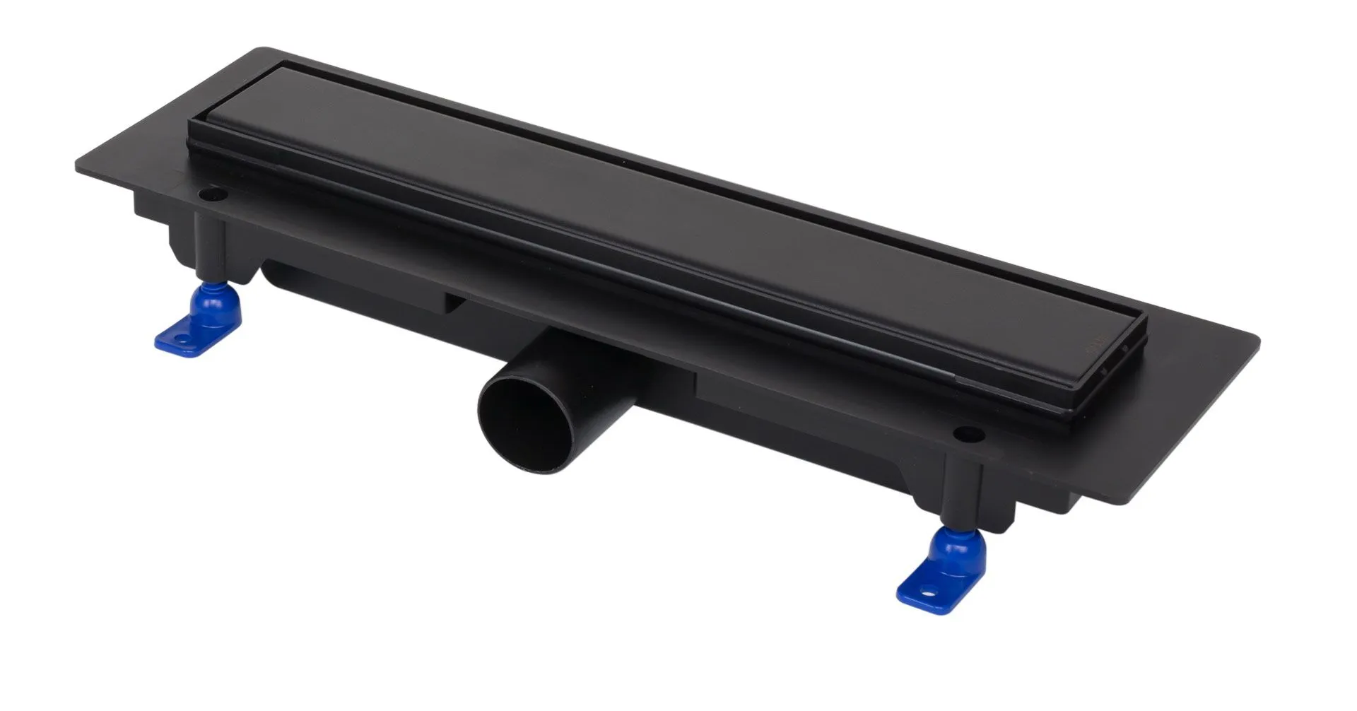Tuš kanalica, plastični okvir, rešetka STANDARD/CUSTOM 350 mm, crna