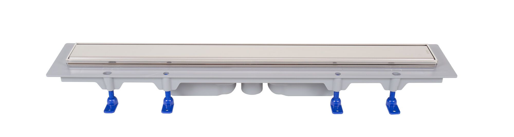 Tuš kanalica, okvir od nehrđajućeg čelika, rešetka STANDARD/CUSTOM 650 mm, vertikalni izljev