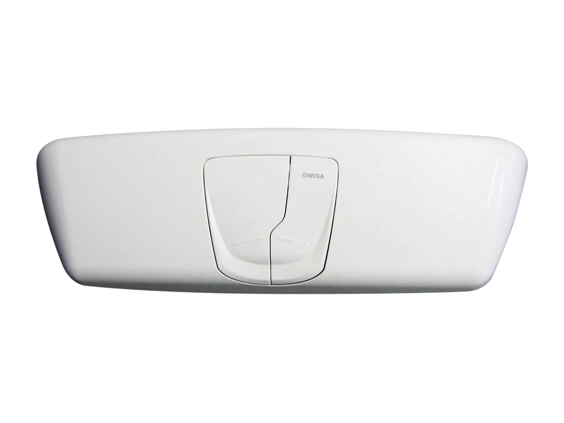 Poklopac s tipkom za aktivaciju ispiranja, vodokotlić CRYSTAL DUO, bijeli