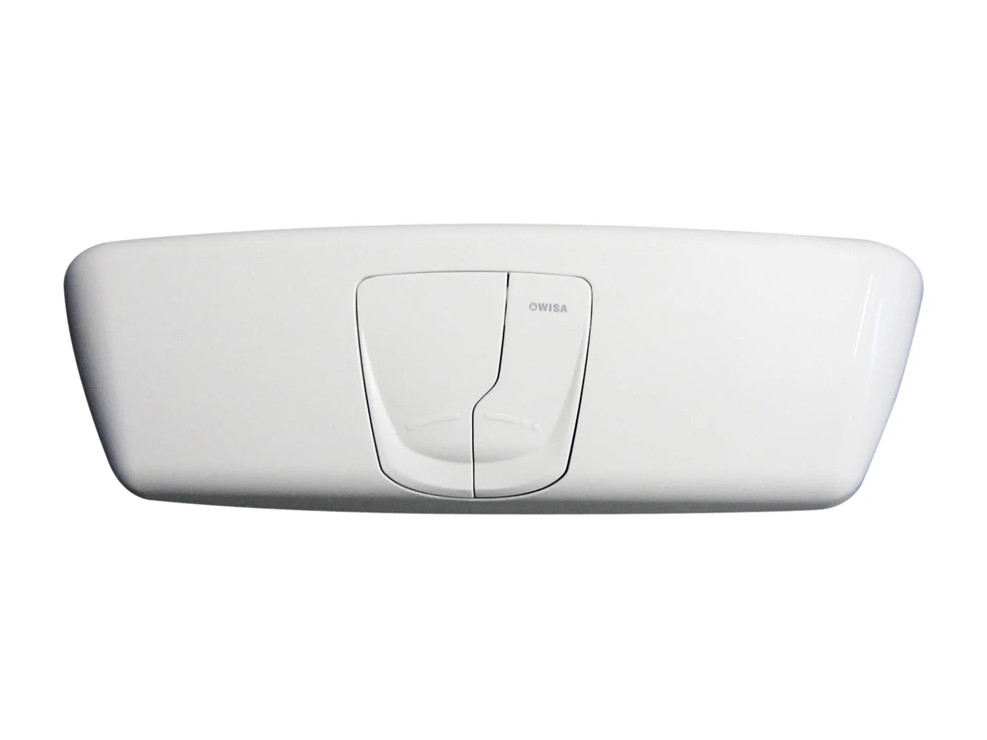 Poklopac s tipkom za aktivaciju ispiranja, vodokotlić CRYSTAL DUO, bijeli