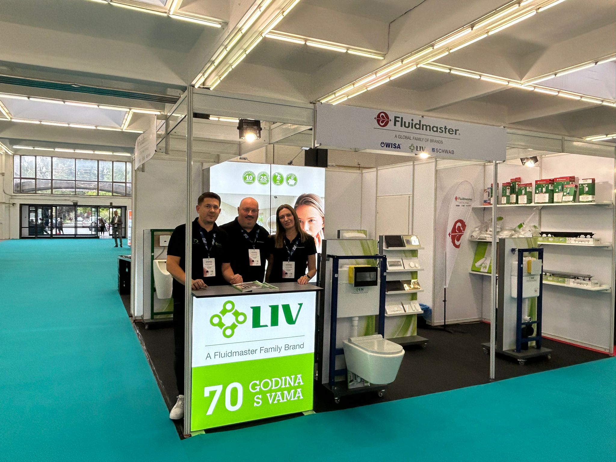 LIV Fluidmaster na sajmu Ambienta 2025 u Zagrebu
