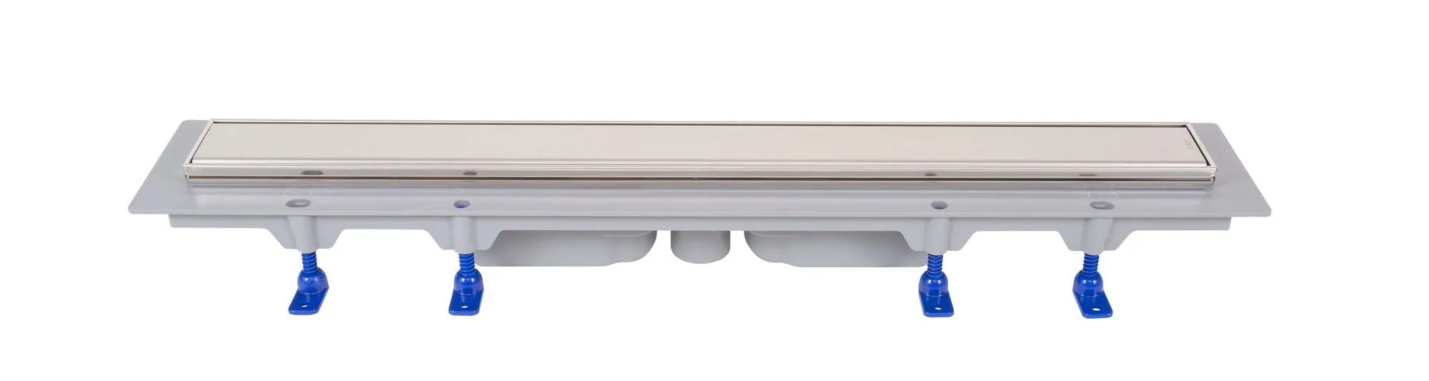 Tuš kanalica, okvir od nehrđajućeg čelika, rešetka STANDARD/CUSTOM 750 mm, vertikalni izljev