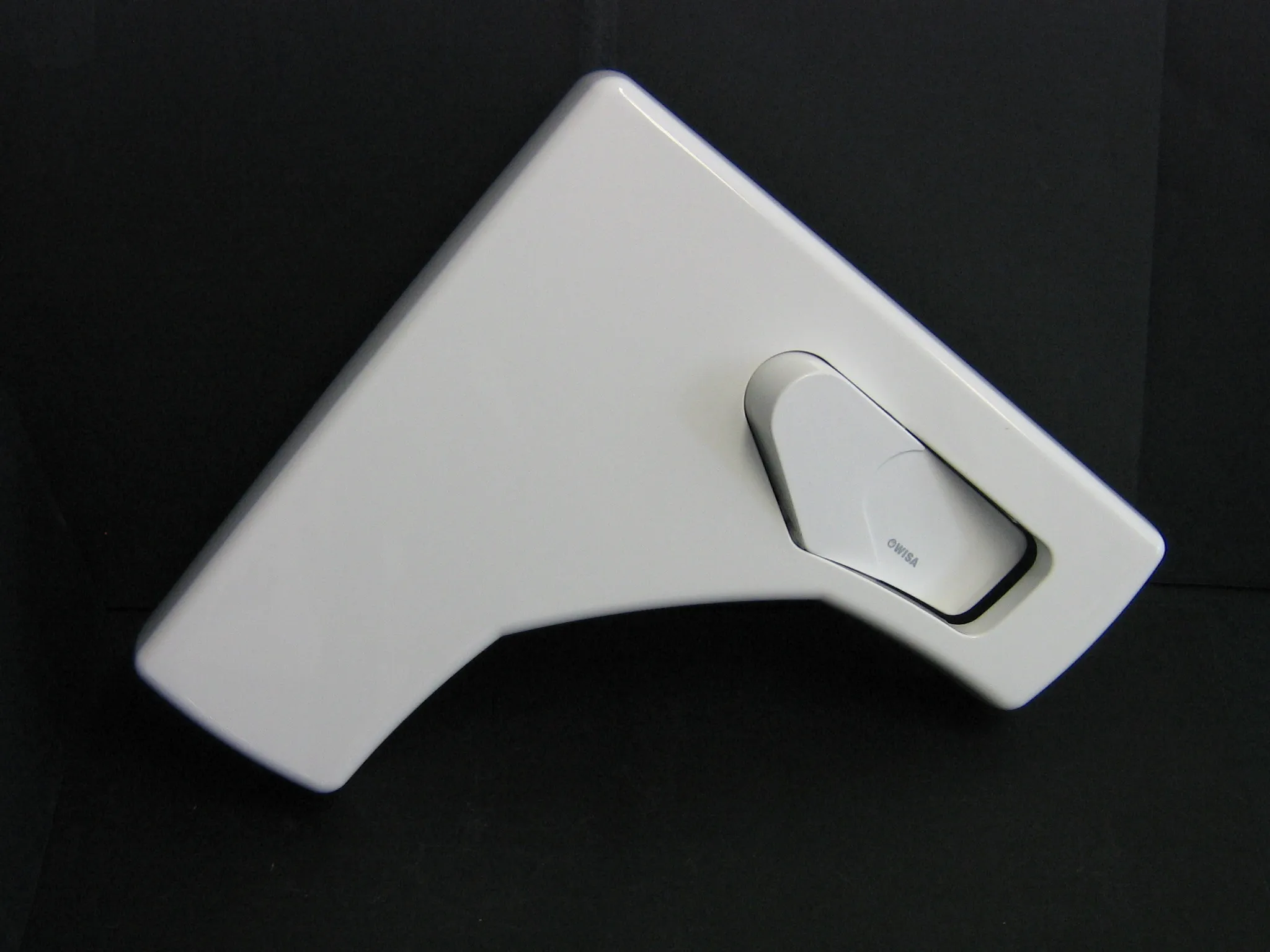 Poklopac s tipkom za aktivaciju ispiranja, vodokotlić LINEA, bijeli