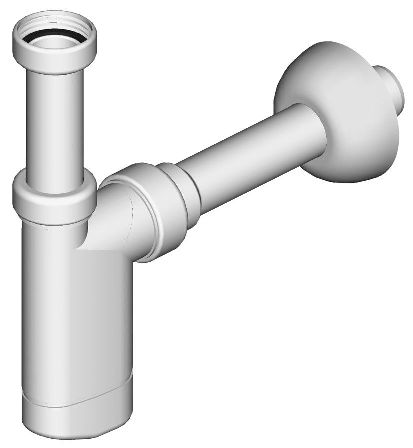 Sifon za umivaonik, bez izljevnog ventila, odvodna cijev Ø 32 mm