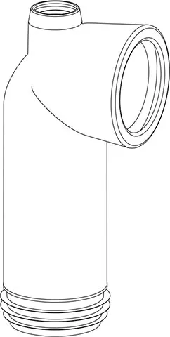 Izljevno koljeno WC-a 303M