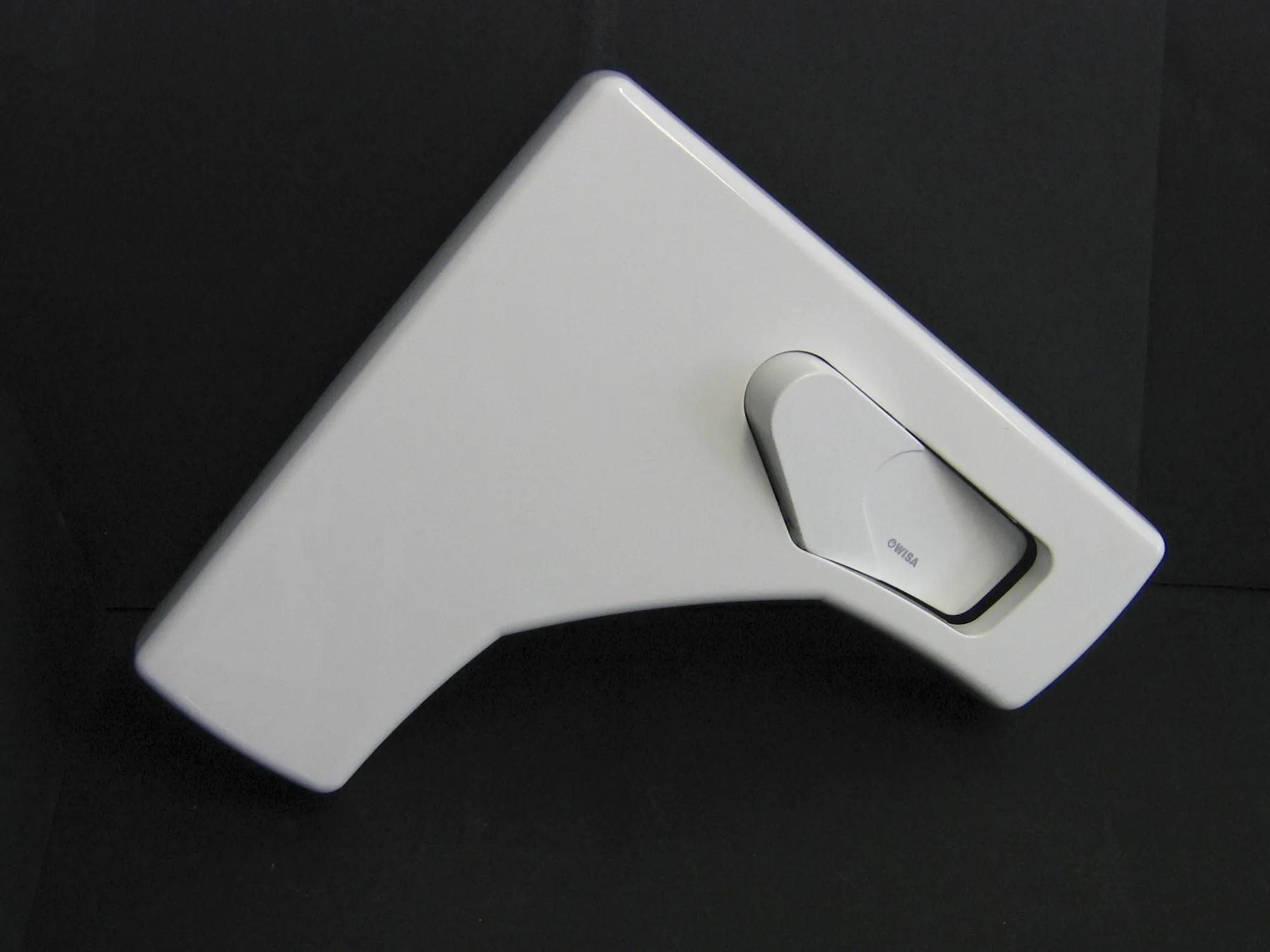 Poklopac s tipkom za aktivaciju ispiranja, vodokotlić LINEA, bijeli