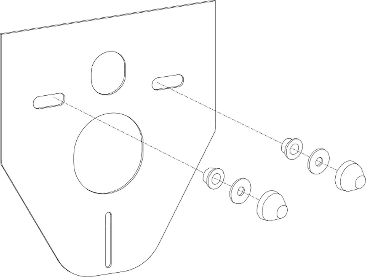 Izolacijski set (WC školjka i bide)