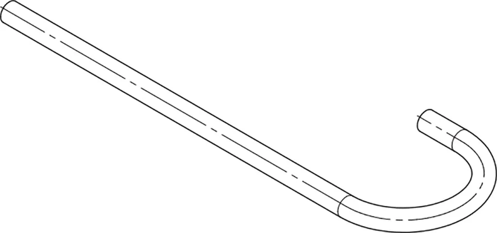 Priključna kutna cijev