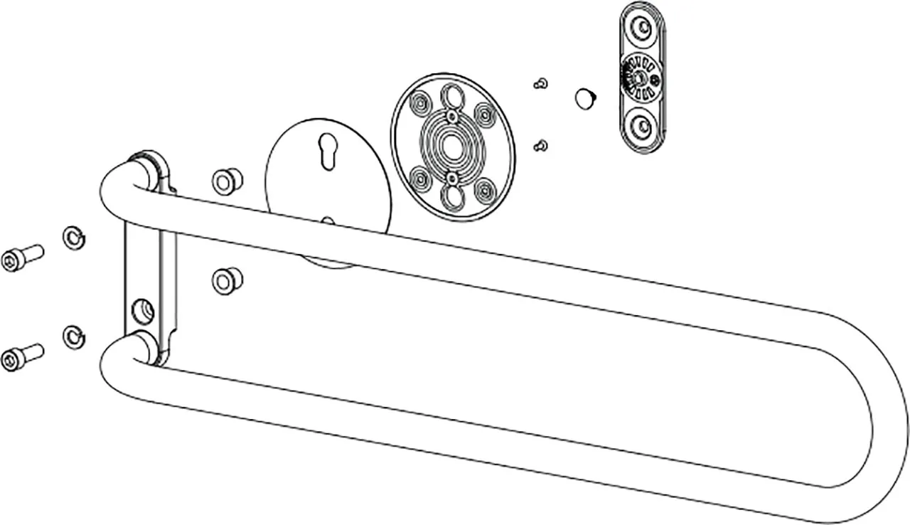 VARIOTRONIC rukohvati, bijeli
