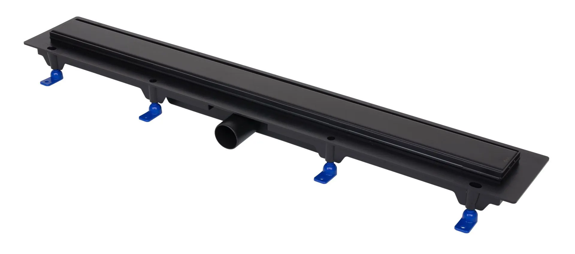 Tuš kanalica, plastični okvir, rešetka STANDARD/CUSTOM 750 mm, crna