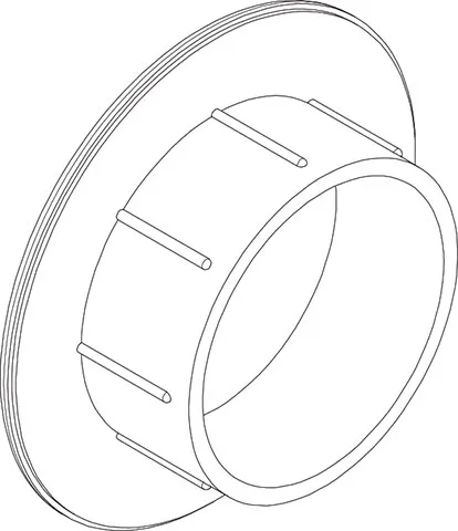 Završna maska, bijela, vodokotlići Fortuna, Linea